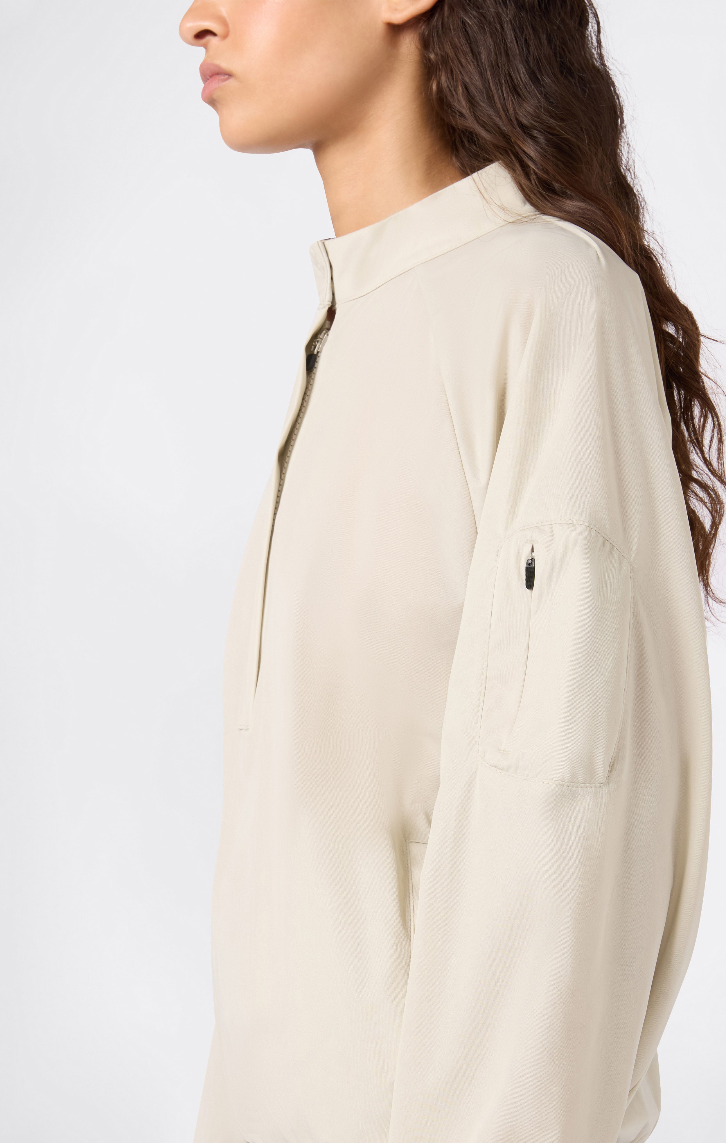 Women’s Half Zip Ultra Light Woven Top