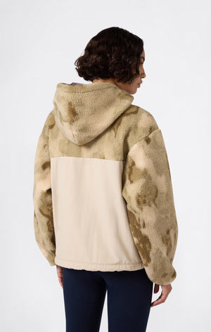 Felpa con Cappuccio in Polar Teddy da Donna