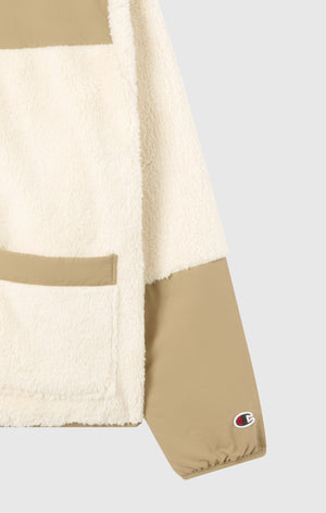 Veste en Polar avec fermeture à boutons pour Femme