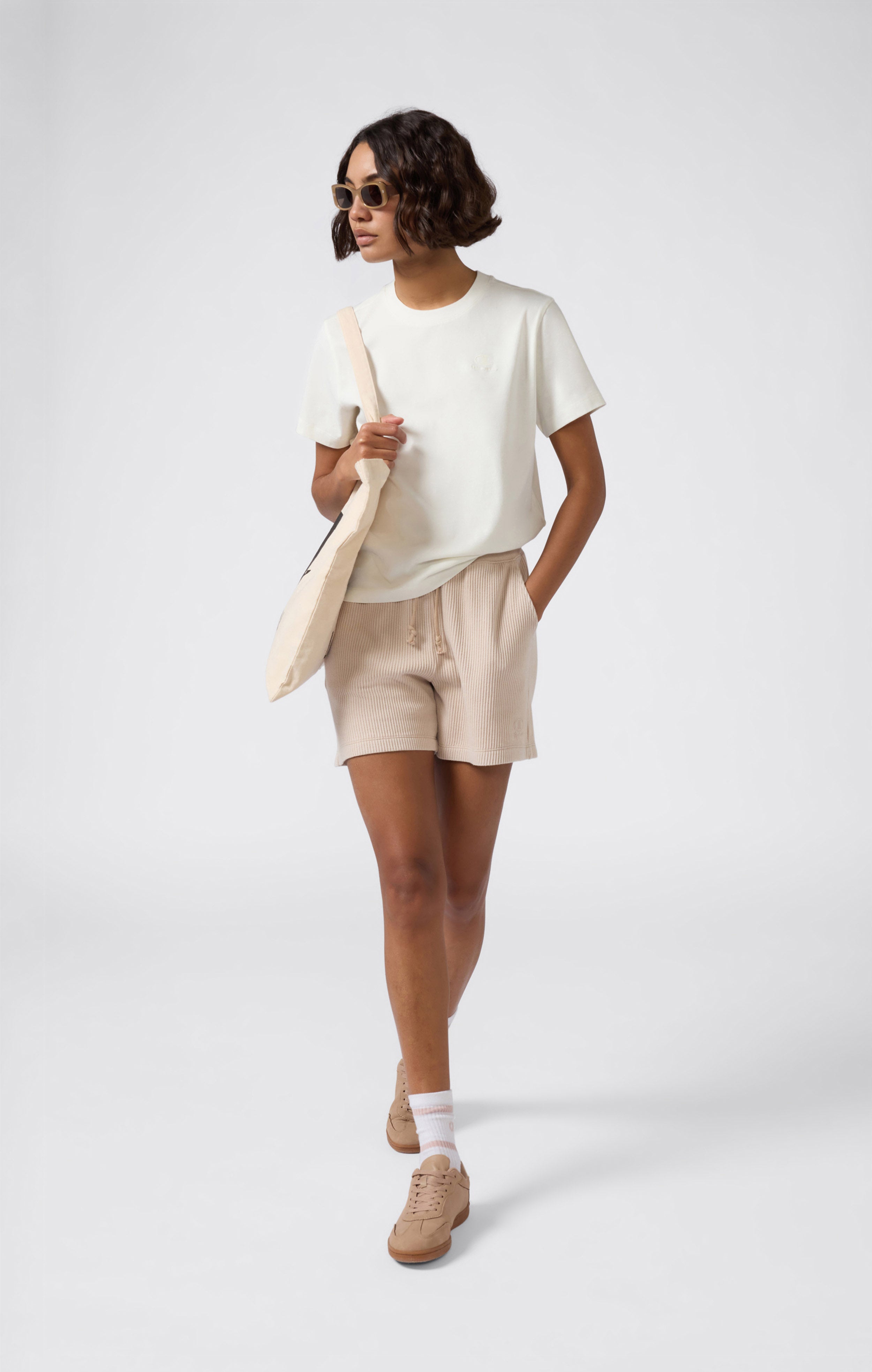 Pantalones Cortos de Mujer de Tiro Alto