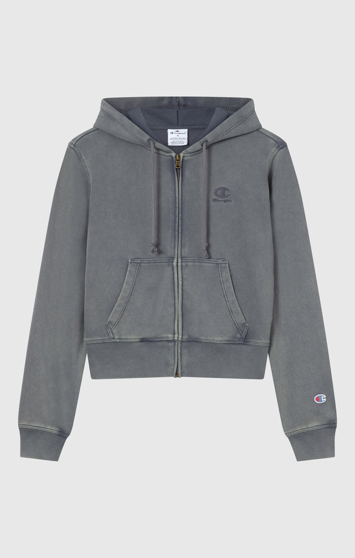 Felpa con cappuccio da Donna con Zip Intera