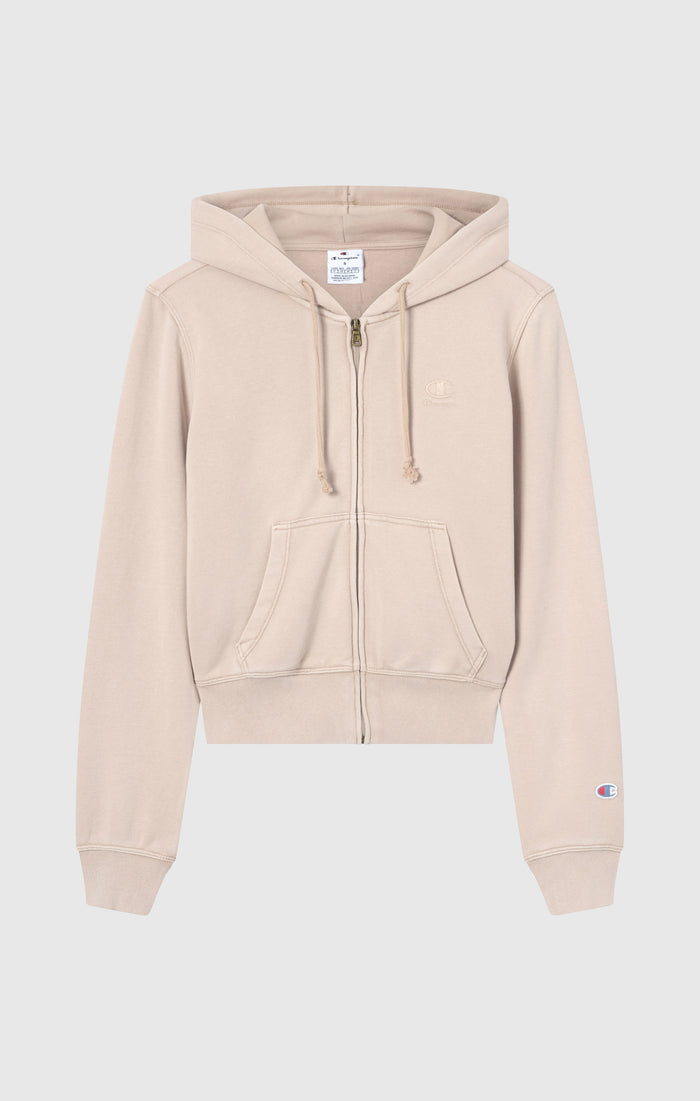 Felpa con cappuccio da Donna con Zip Intera