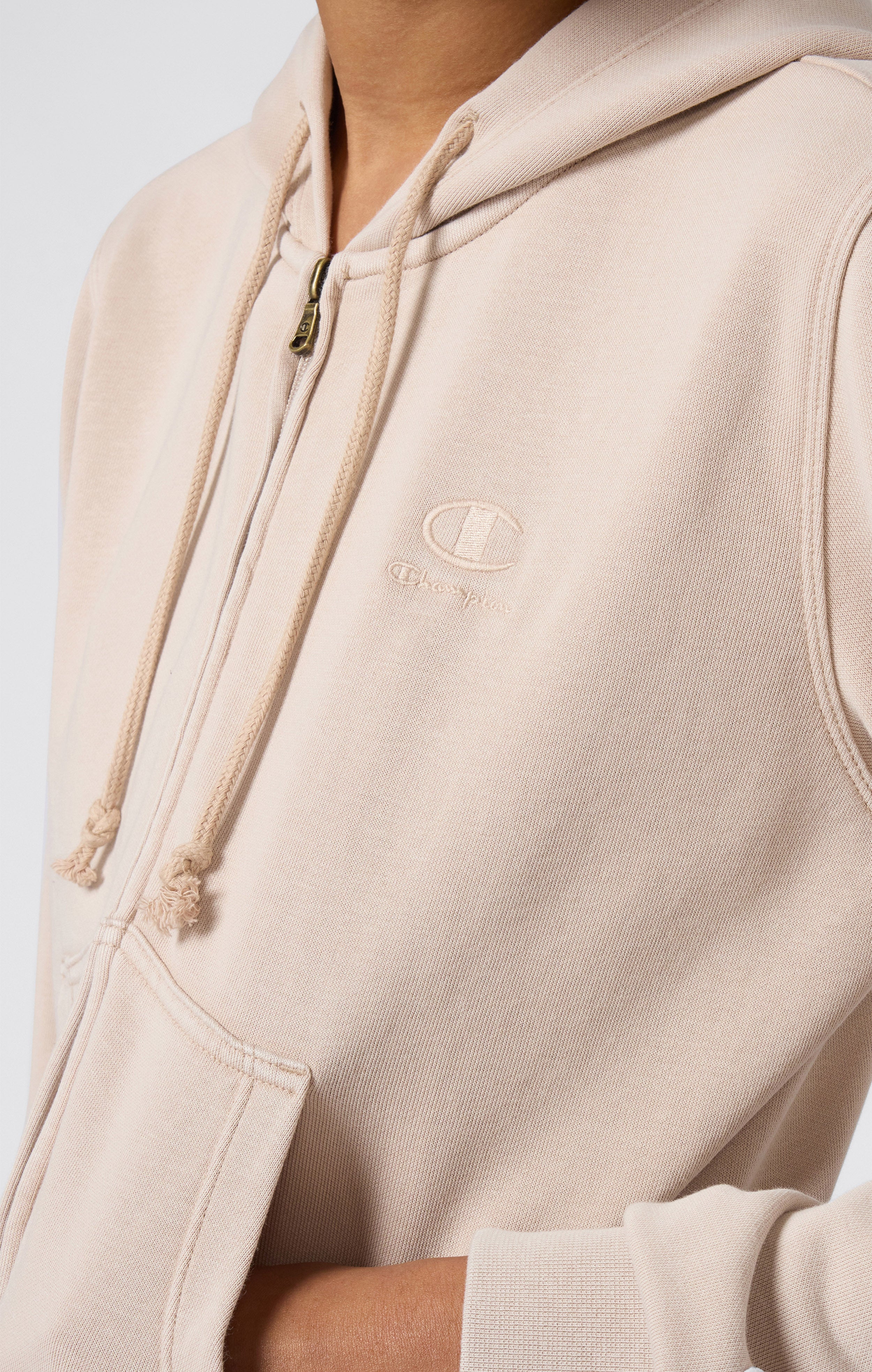 Felpa con cappuccio da Donna con Zip Intera