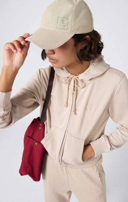 Damen-Kapuzenpullover mit durchgehendem Reißverschluss