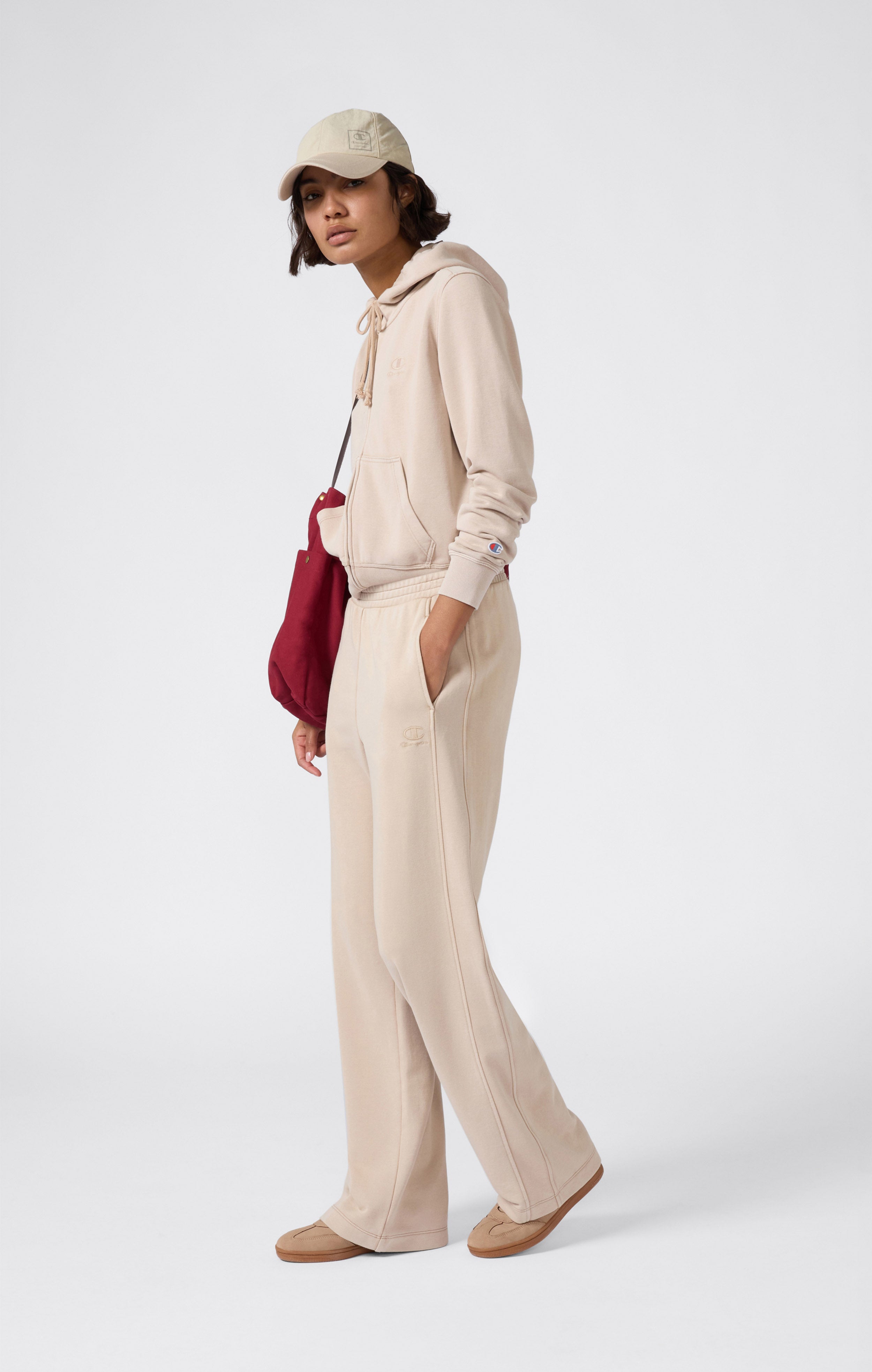 Felpa con cappuccio da Donna con Zip Intera