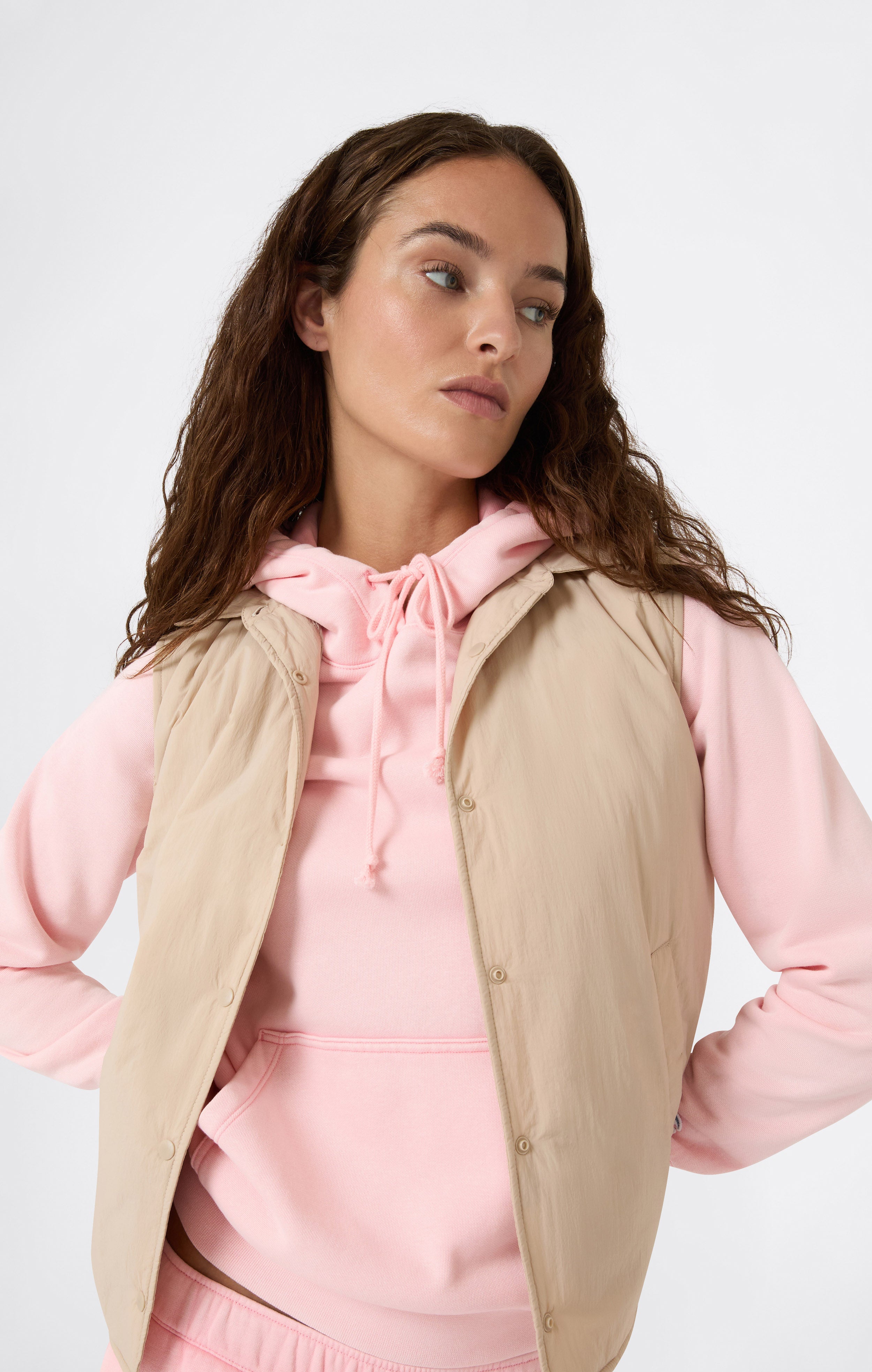 Women's Washed Fleece Hoodie Icons