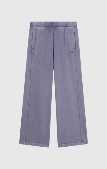 Women's Washed Wide Leg Fleece Pants Icons