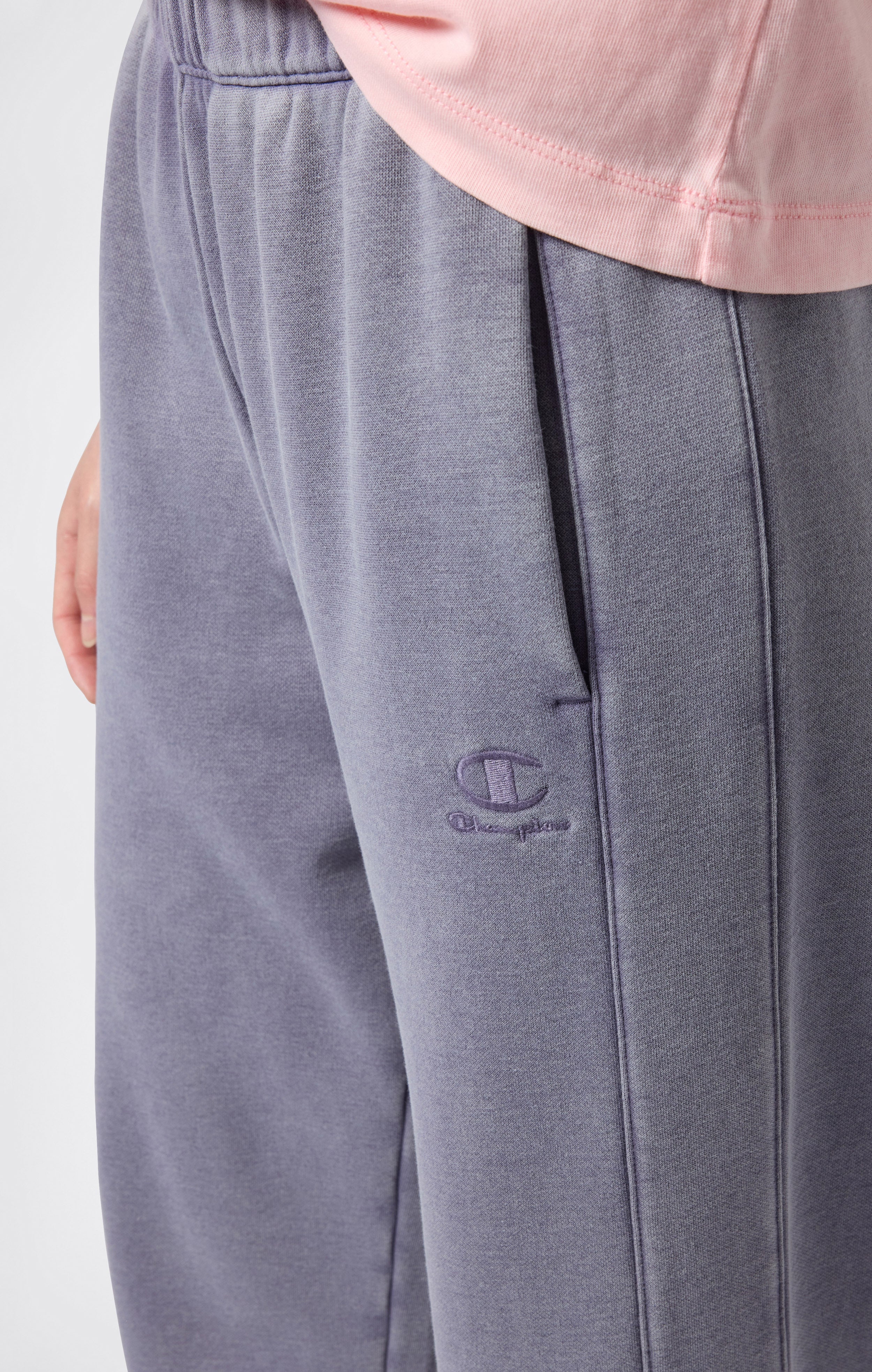 Women's Washed Wide Leg Fleece Pants Icons