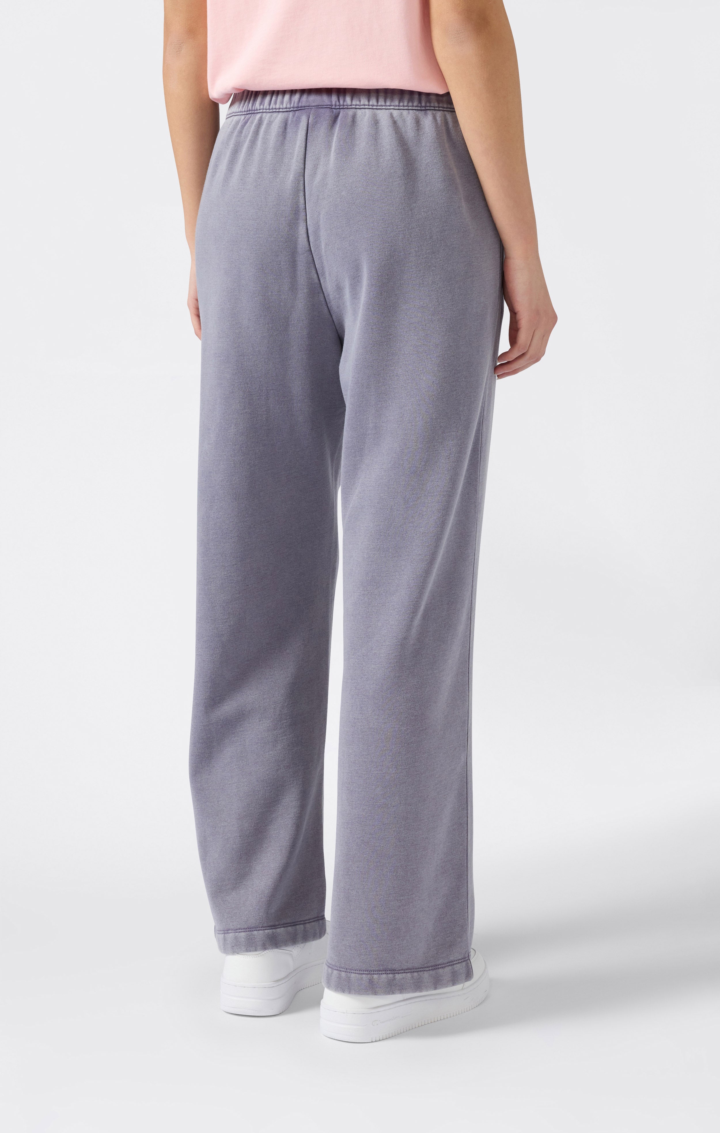 Women's Washed Wide Leg Fleece Pants Icons