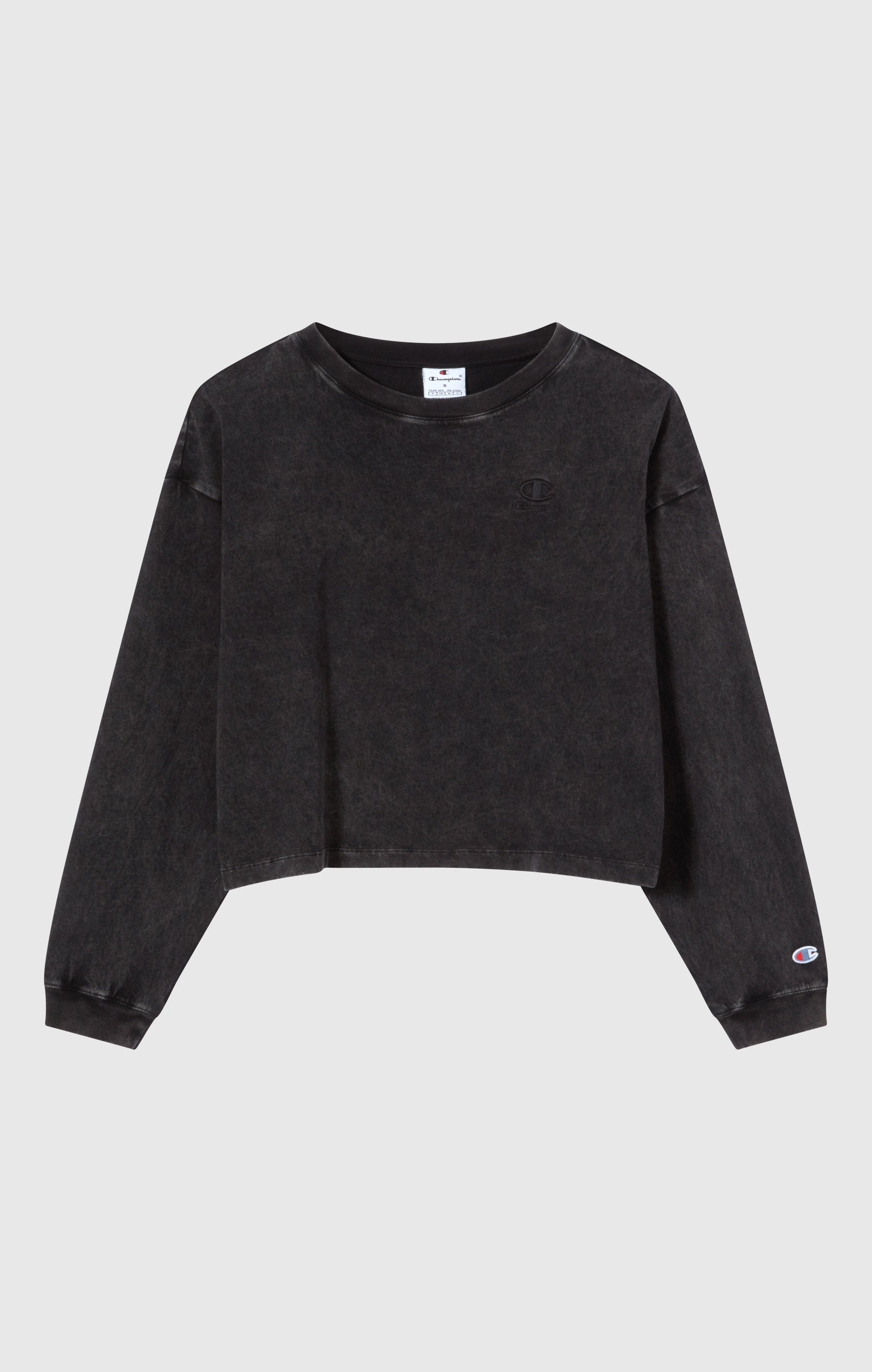 T-Shirt Donna Manica Lunga Effetto Slavato Icons