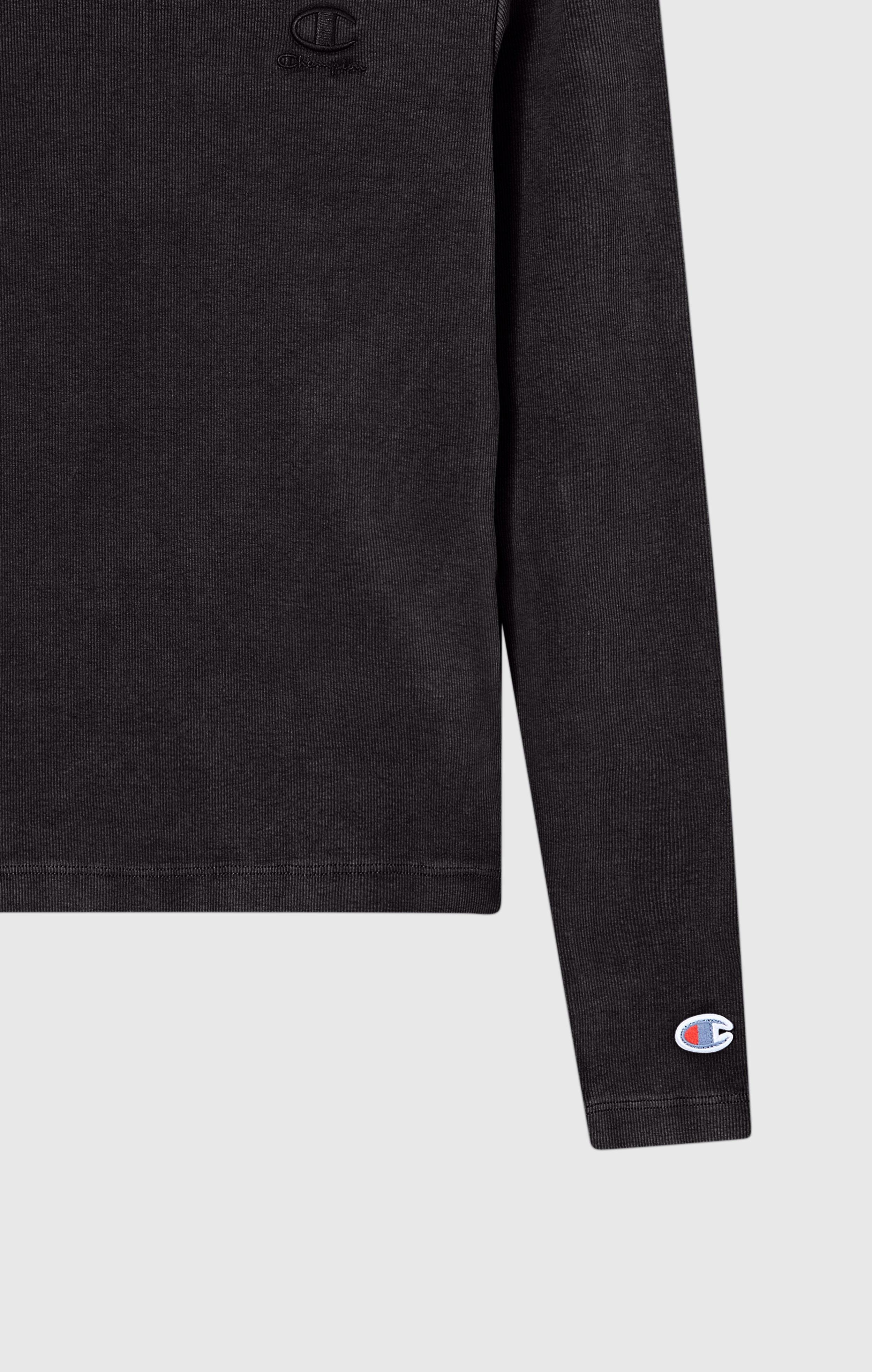 Women's Washed Long Sleeve Fitted T-Shirt Icons