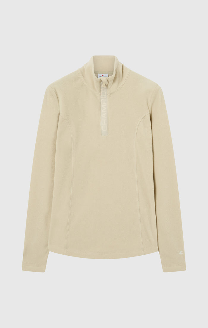 Top Micro Polar Mezza Zip Da Donna