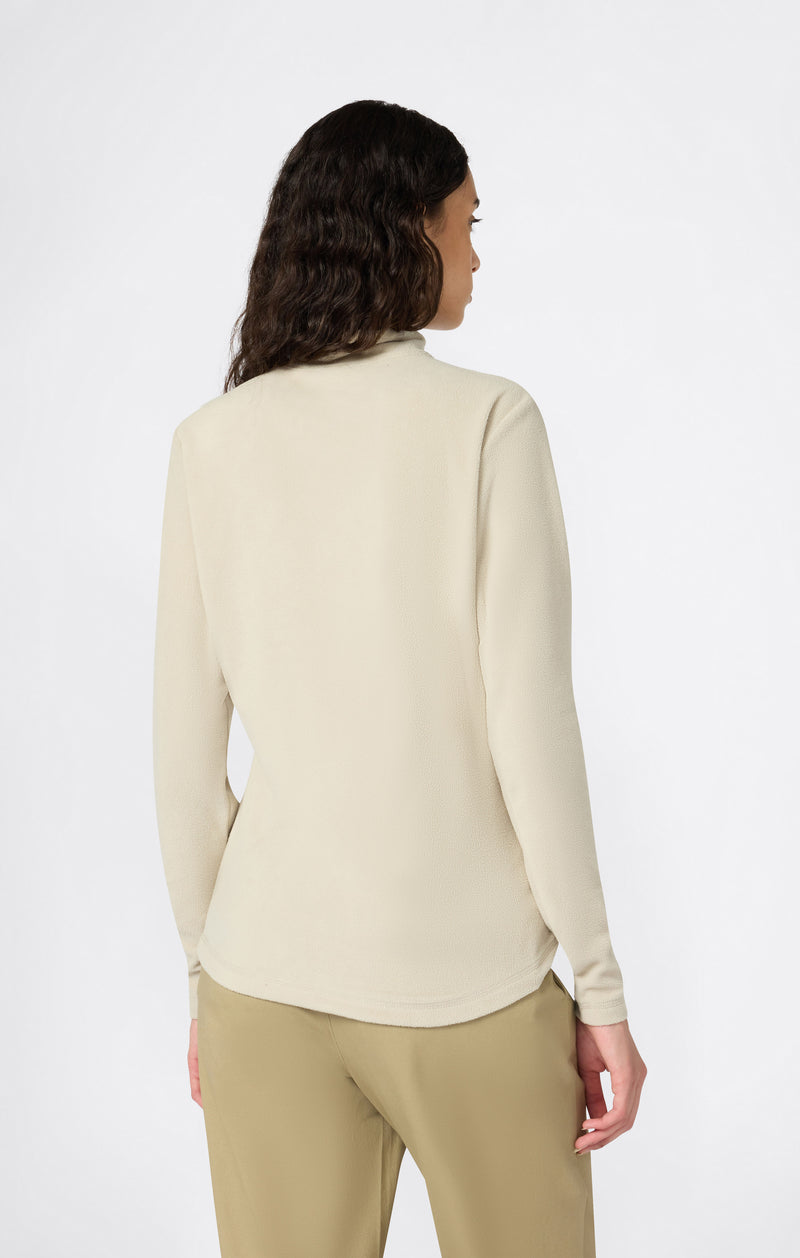 Women's Micro Polar Fleece Half Zip Top