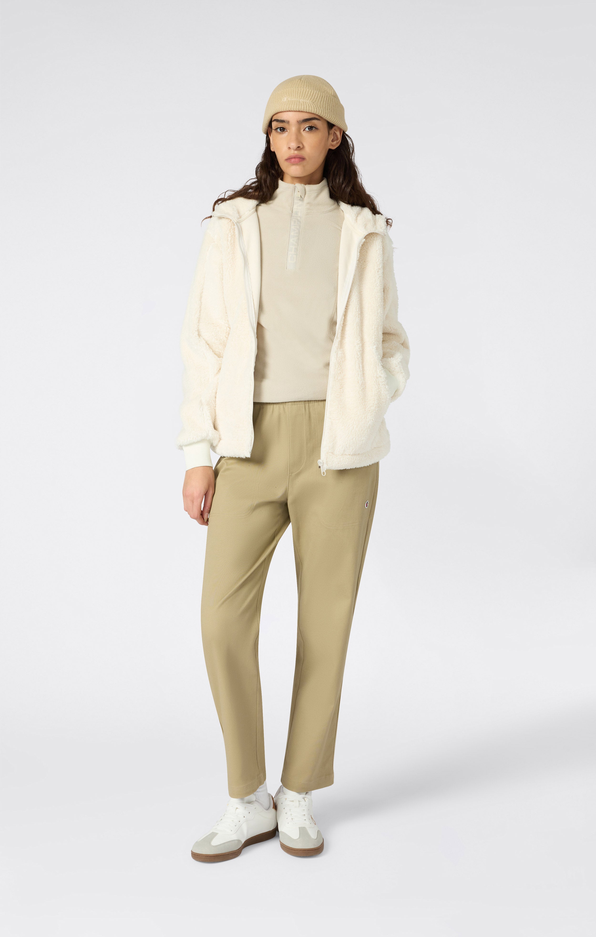 Women's Micro Polar Fleece Half Zip Top