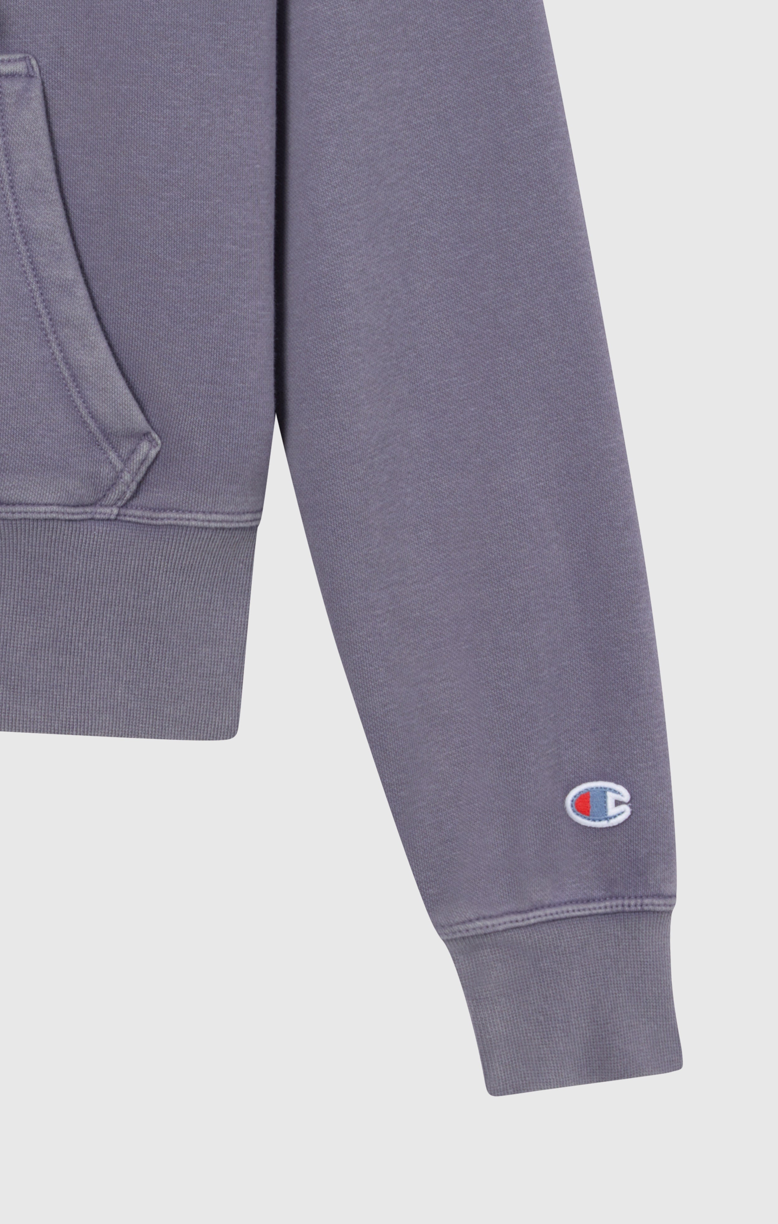 Felpa Con Zip Intera Interno Felpato Effetto Slavato Icons Da Donna