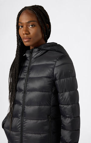 Damen Gefütterte Jacke mit Kapuze