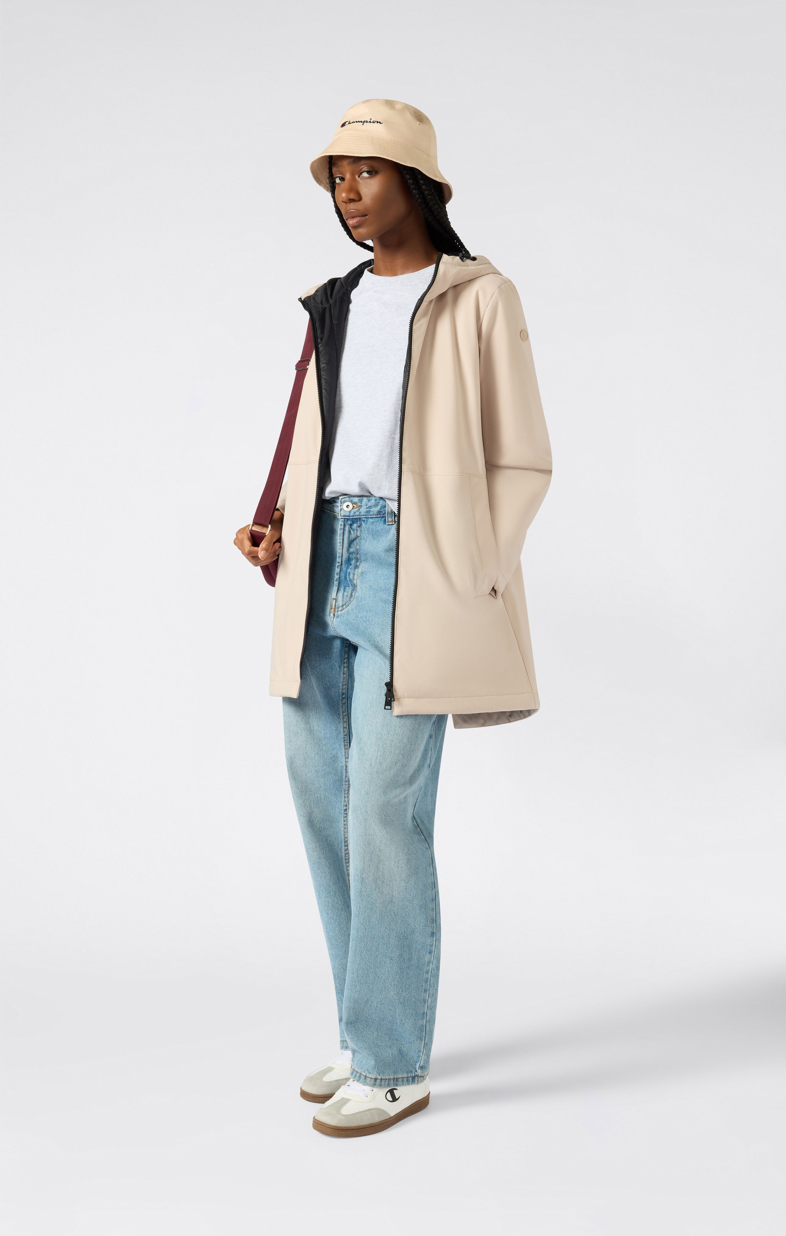 Giacca Leggera con Cappuccio da Donna