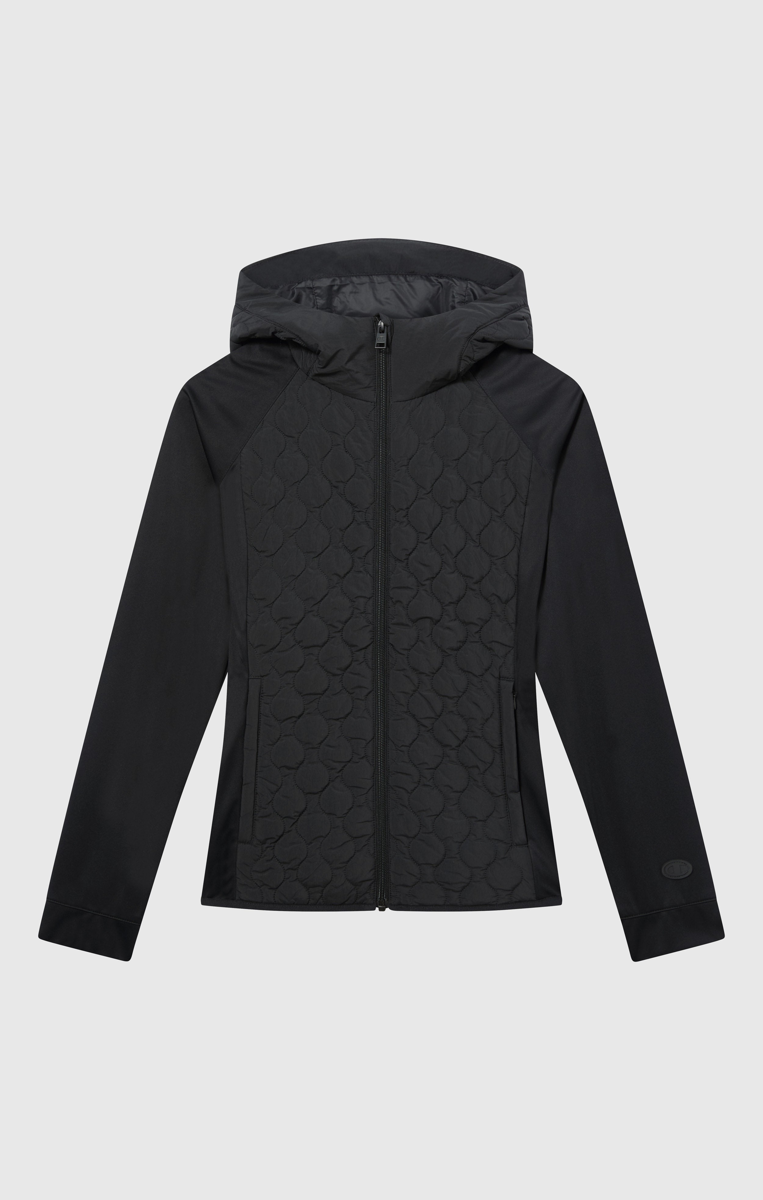 Chaqueta acolchada con capucha para mujer