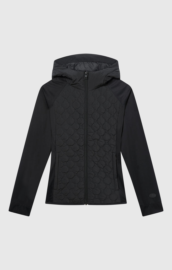 Veste à capuche matelassée pour femme