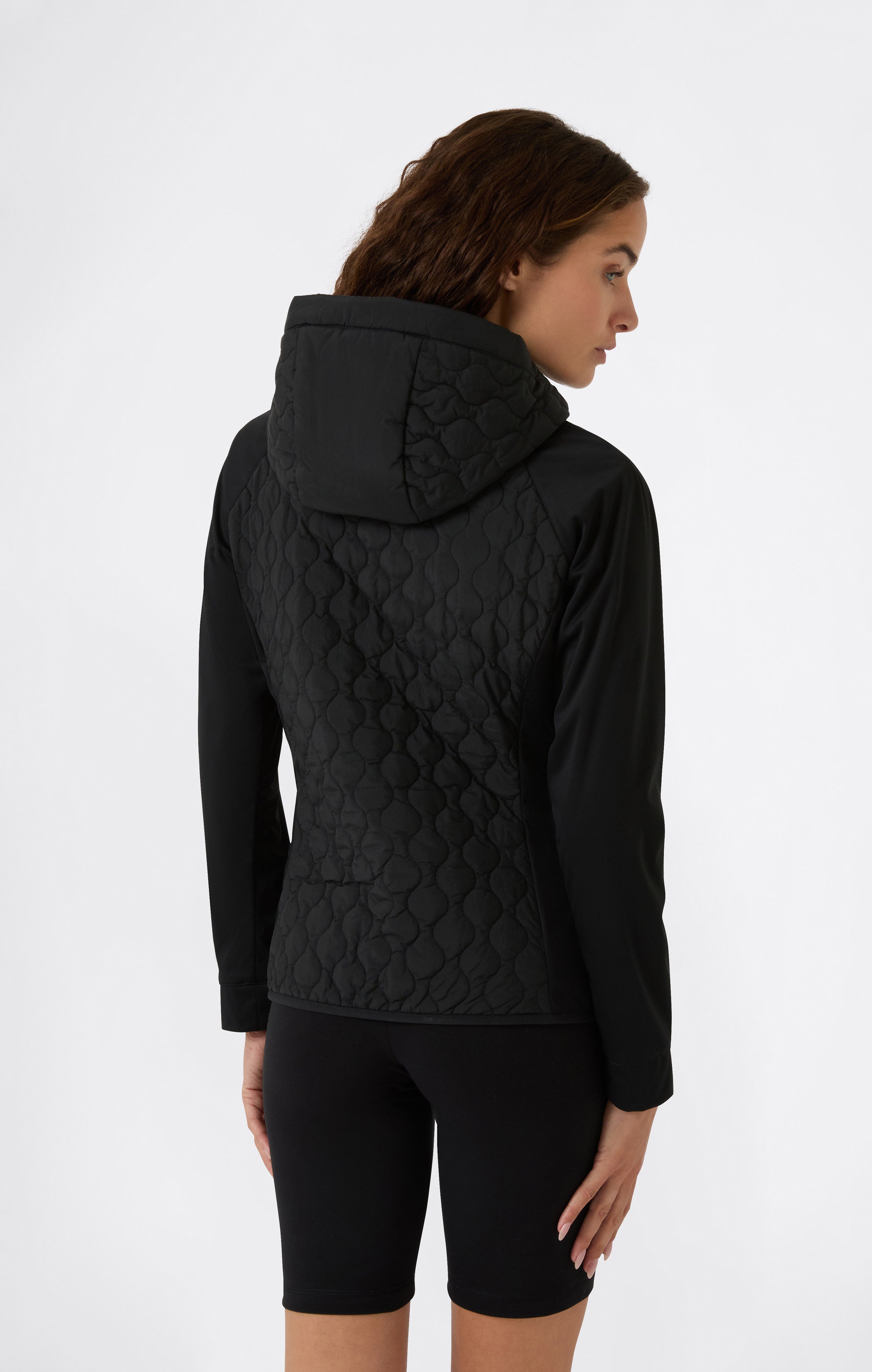 Chaqueta acolchada con capucha para mujer