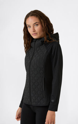 Gefütterte Kapuzenjacke für Damen