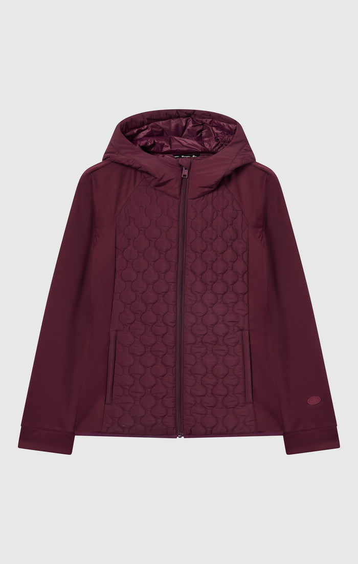 Giacca con cappuccio imbottita da donna