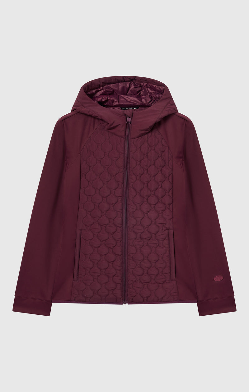 Giacca con cappuccio imbottita da donna