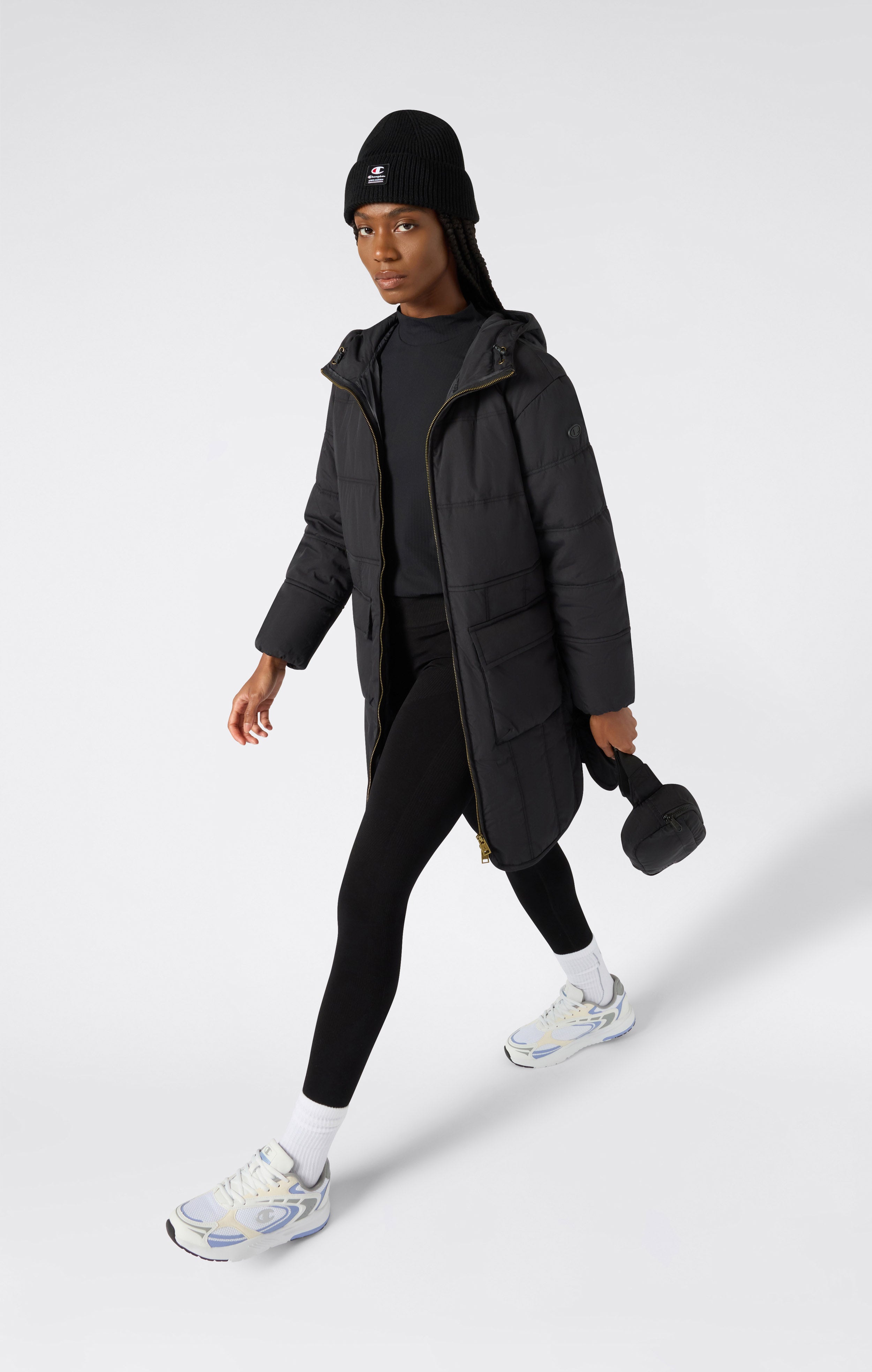 Giacca leggera con cappuccio da donna