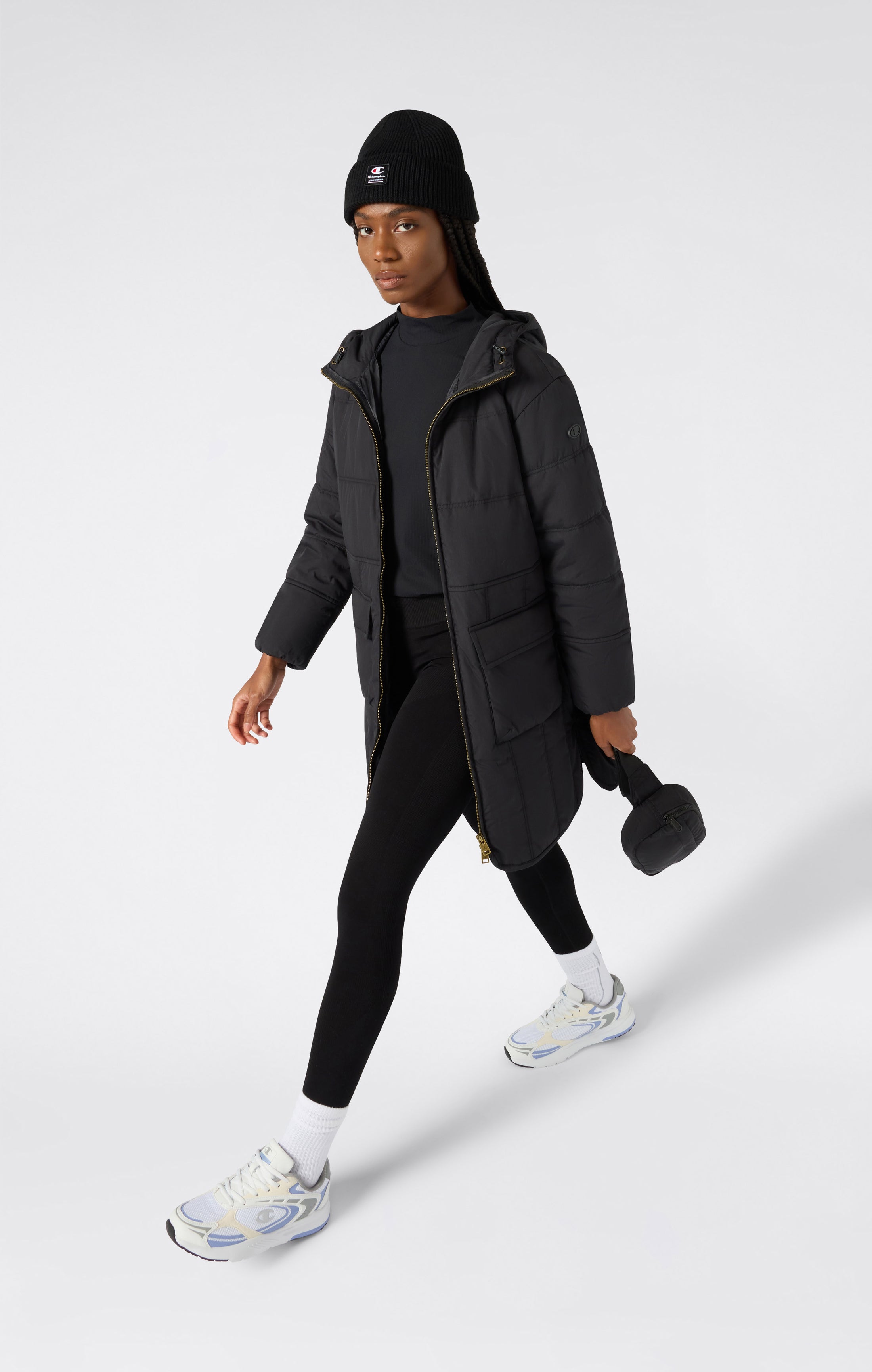 Giacca leggera con cappuccio da donna