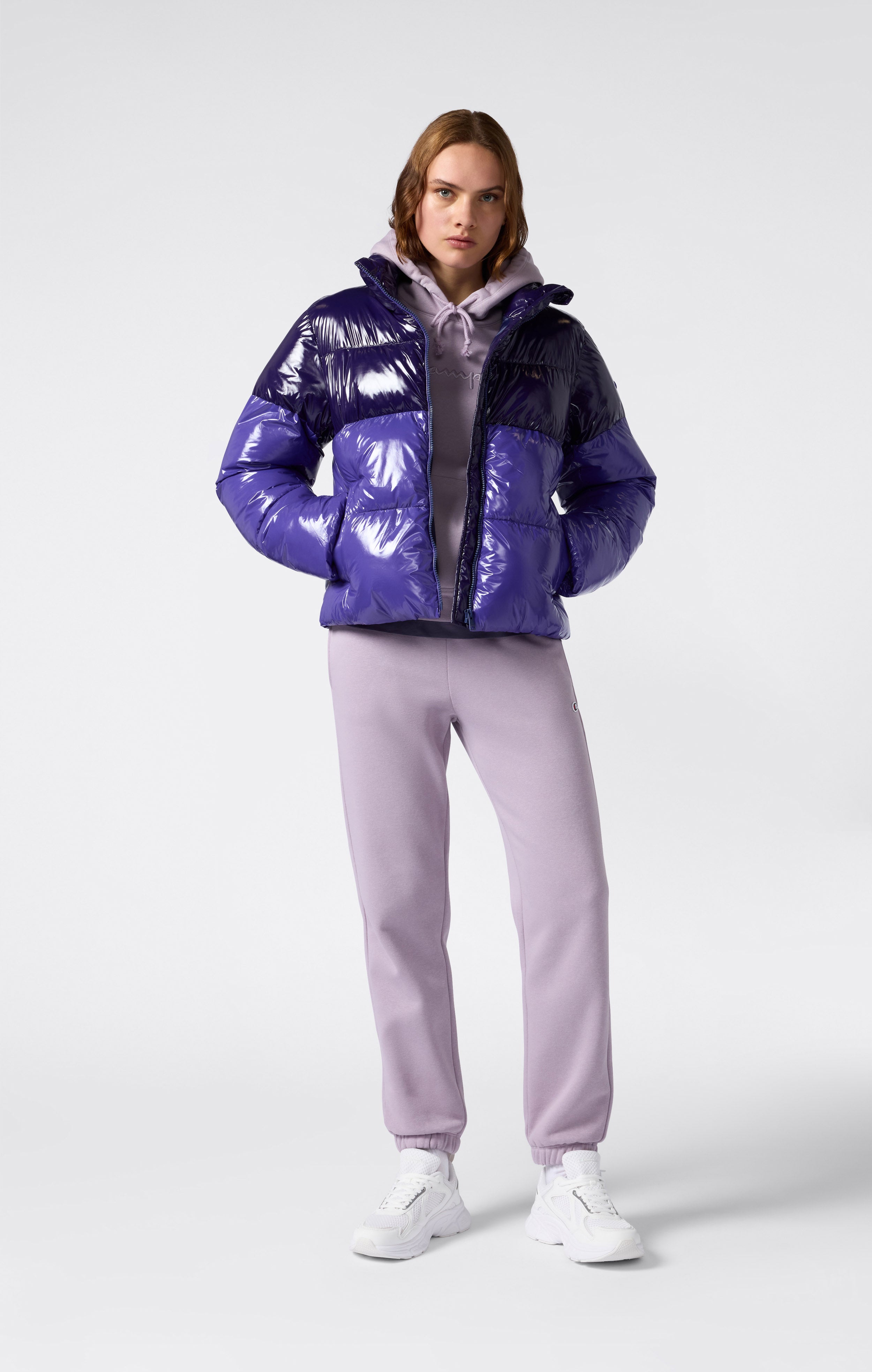 Women's Polyfilled Shiny Jacket