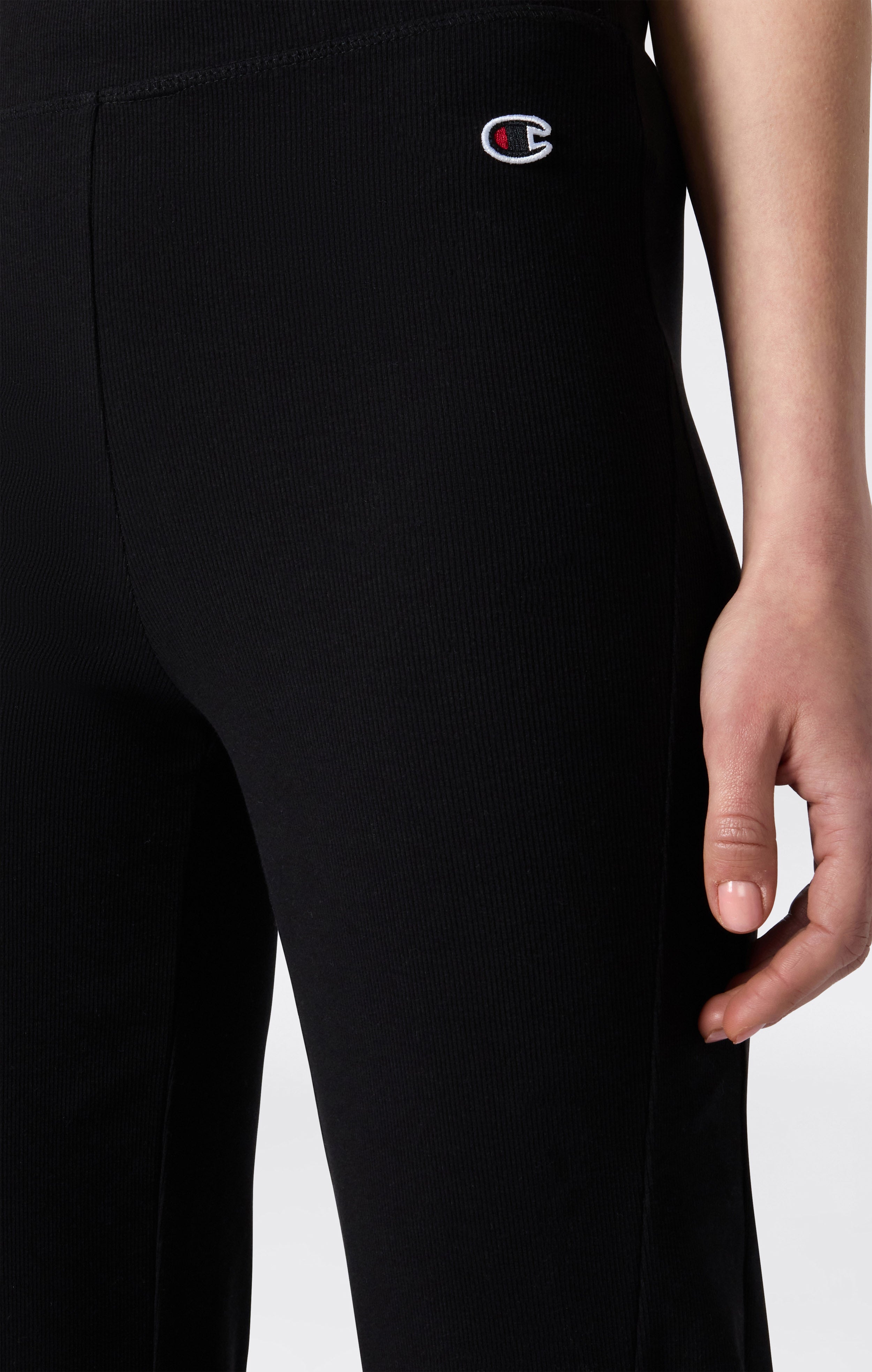 Leggings Femme Taille Haute Côtelé Icons