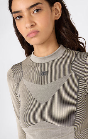 Top Femme Manches Longues Seamless