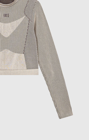 Top Femme Manches Longues Seamless