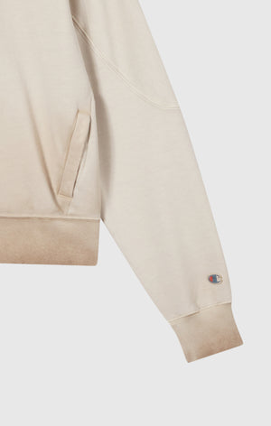 Felpa Pesante da Donna Con Cappuccio E Zip Intera Effetto Slavato Time Capsule