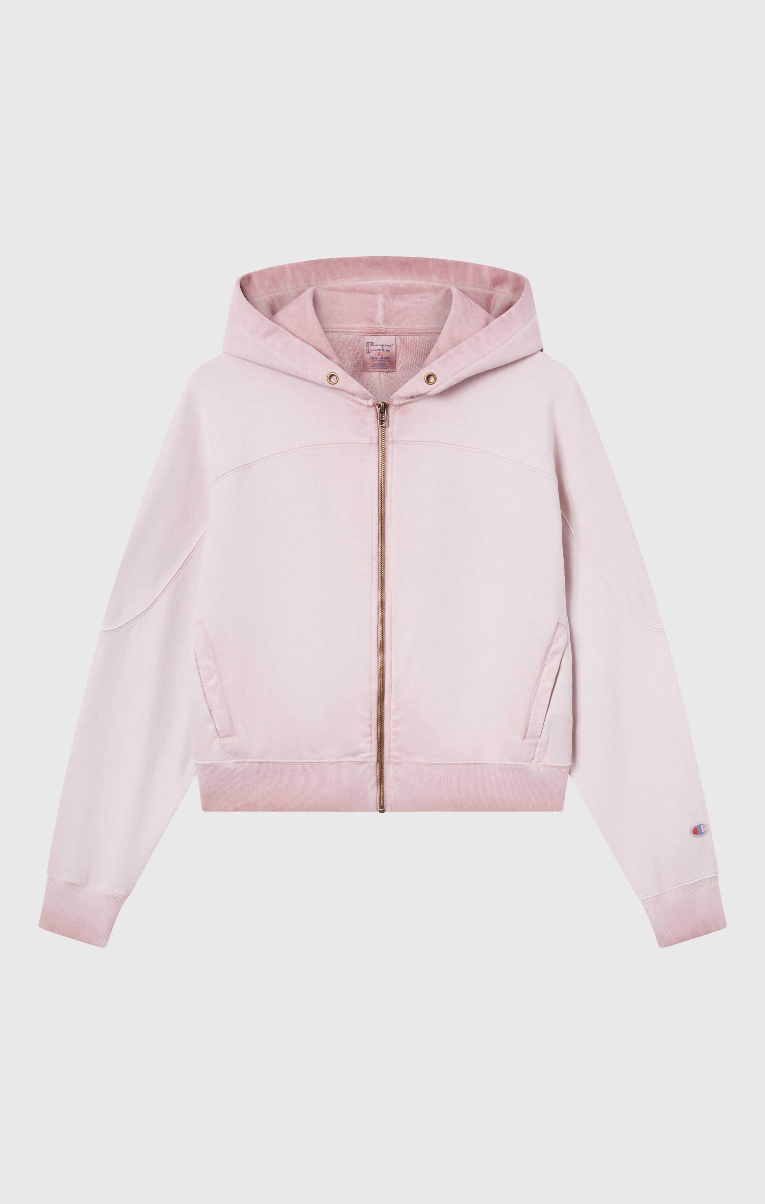 Women’s Washed Full Zip Heavyweight Sweatshirt Hoodie Time Capsule