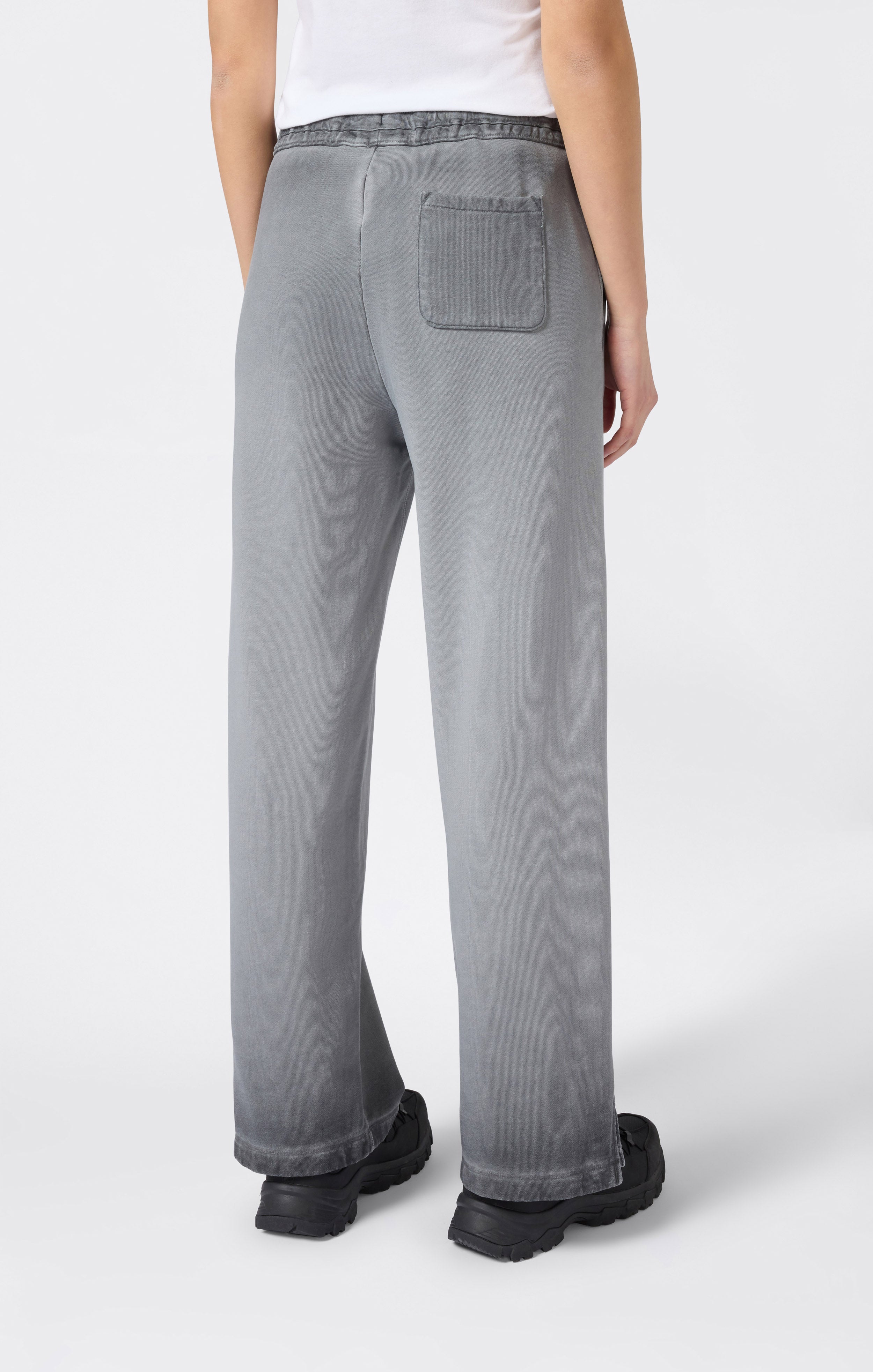 Women's Washed Wide Leg Sweatpants Time Capsule Dark Grey time