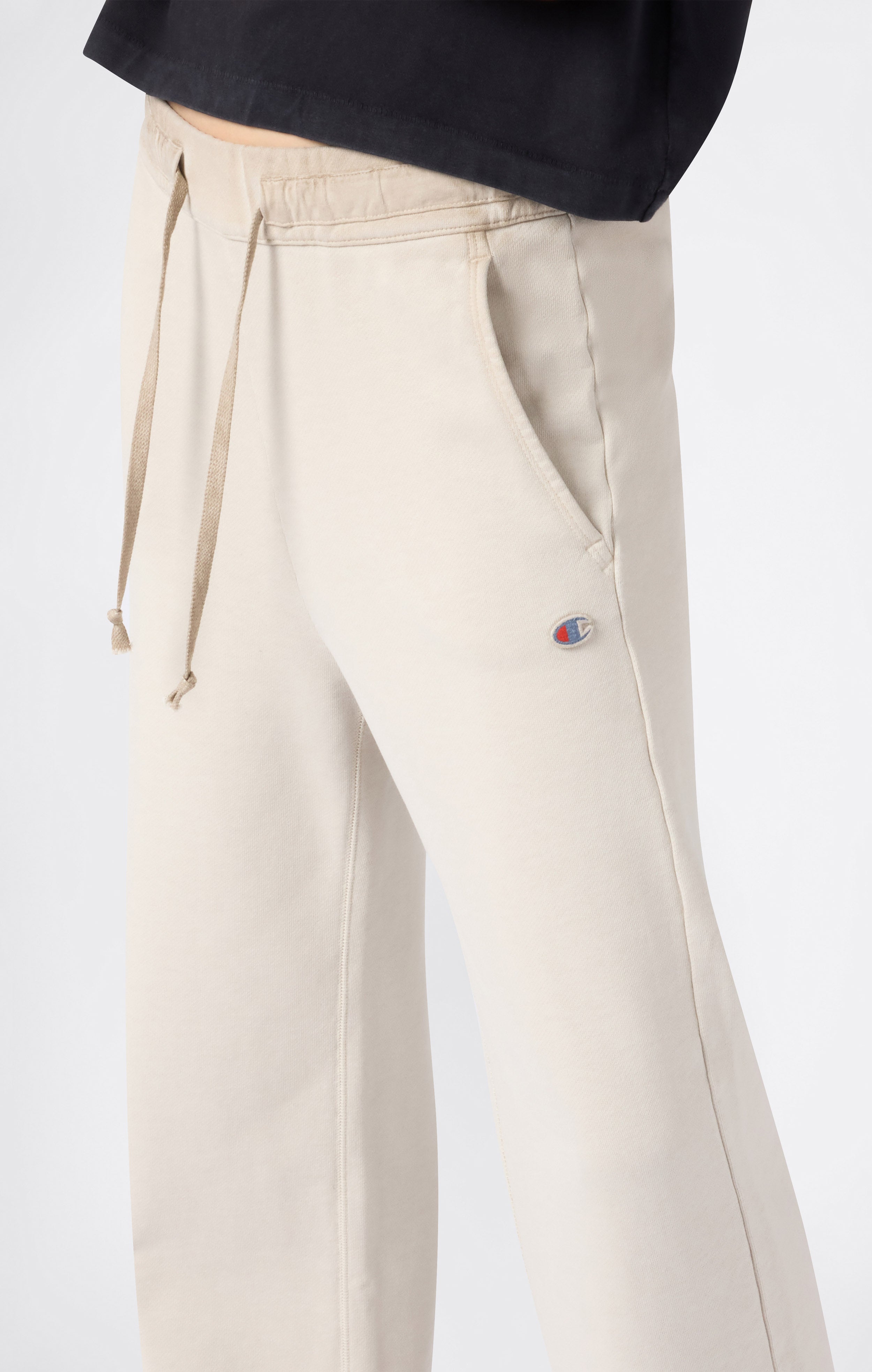 Pantaloni Donna A Gamba Larga Effetto Slavato Time Capsule