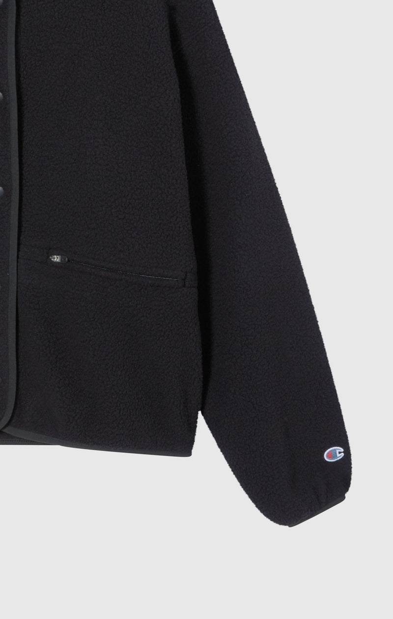 Veste Teddy Fleece Femme Avec Boutons Pression Time Capsule