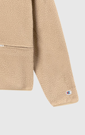 Women’s Snap Button Teddy Fleece Jacket Time Capsule
