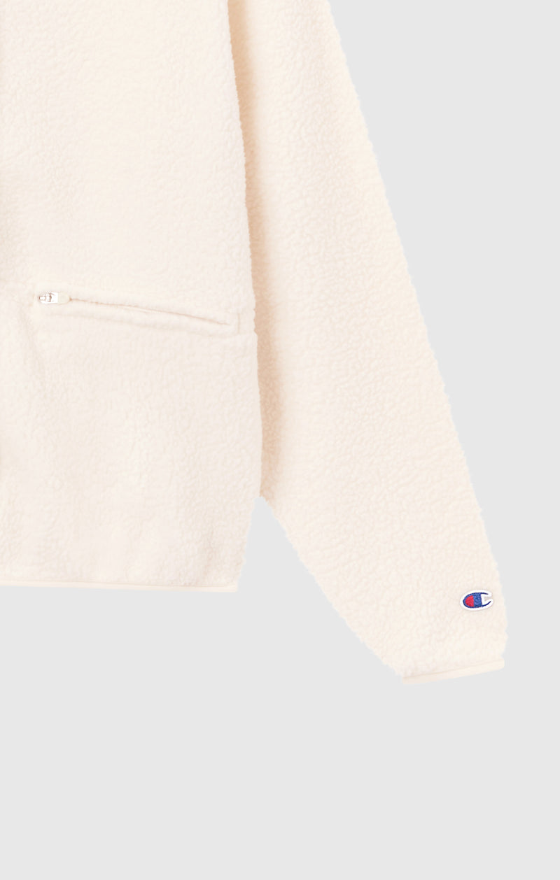 Women’s Snap Button Teddy Fleece Jacket Time Capsule