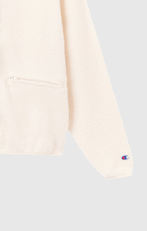 Women’s Snap Button Teddy Fleece Jacket Time Capsule