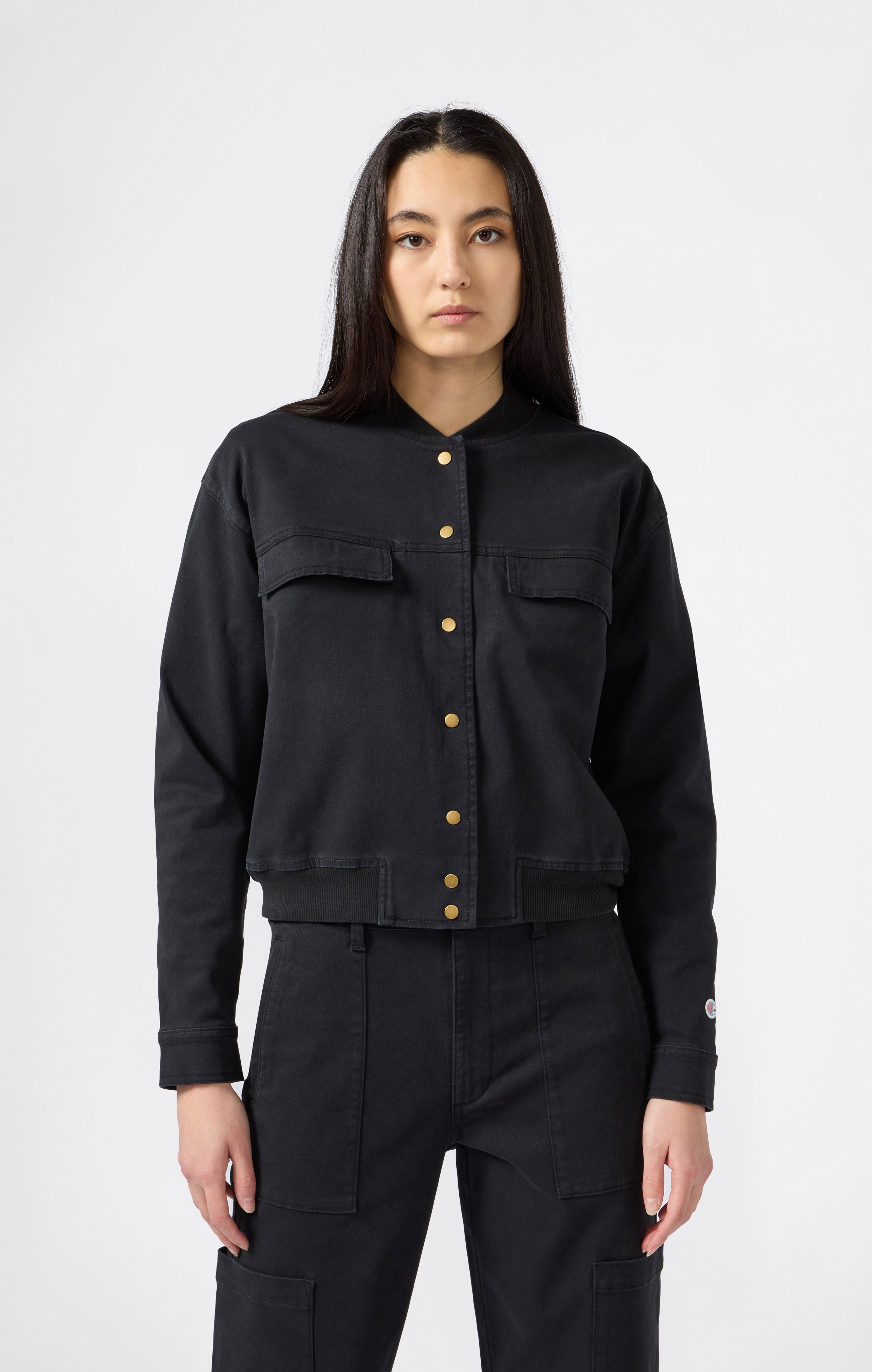 Damen Utility Jacke Kurz Aus Twill Time Capsule