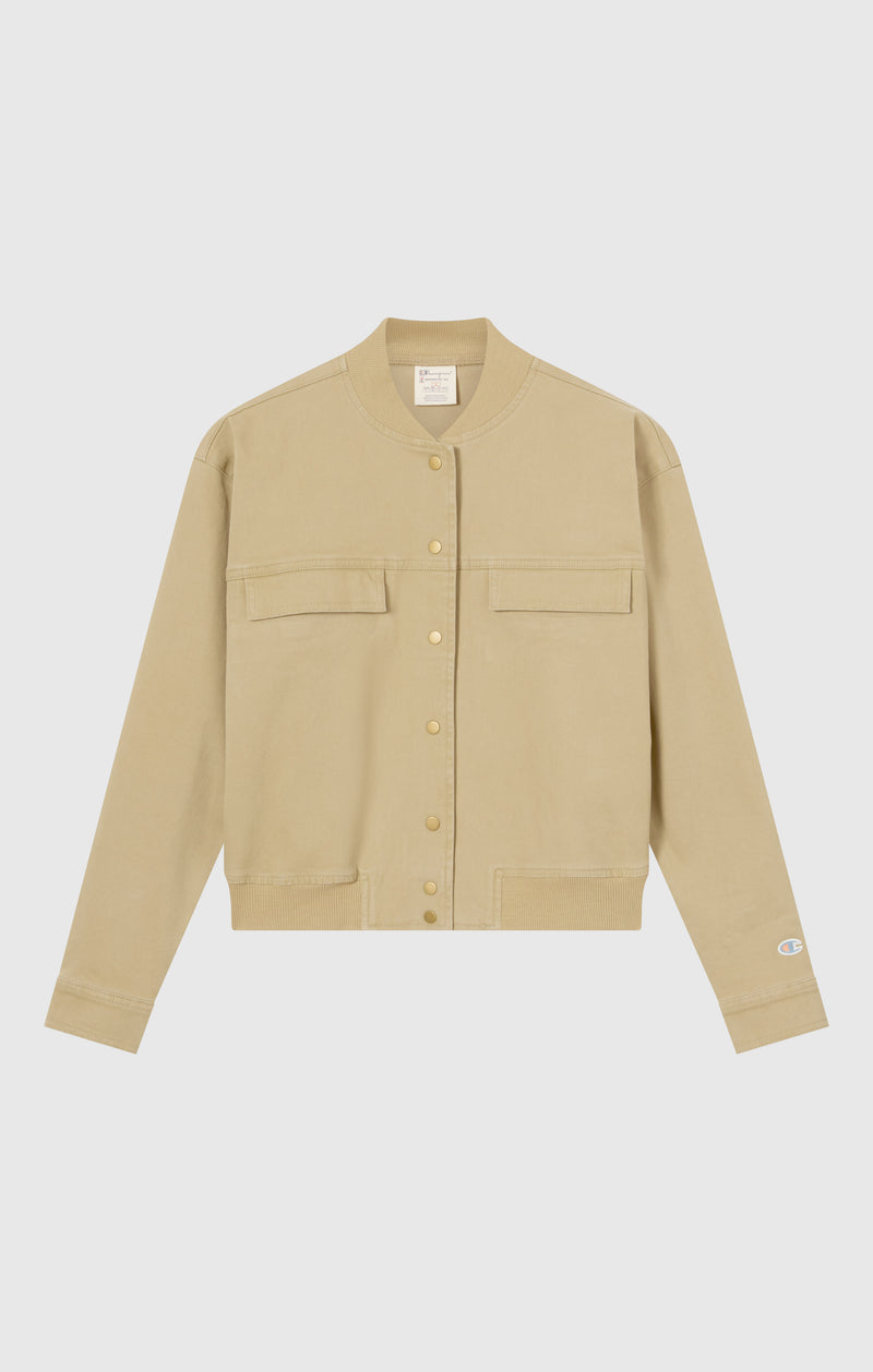 Damen Utility Jacke Kurz Aus Twill Time Capsule