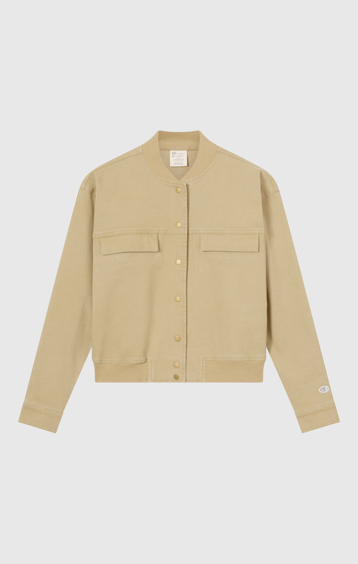 Giacca Donna Utility Cropped In Twill Time Capsule