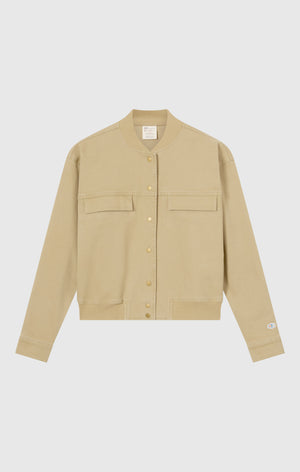 Giacca Donna Utility Cropped In Twill Time Capsule