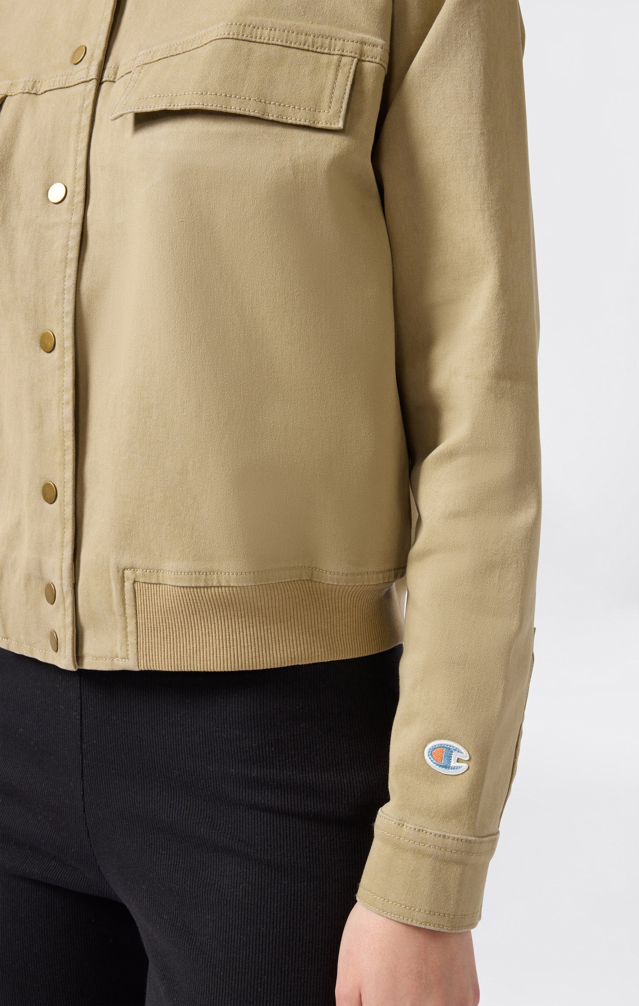 Damen Utility Jacke Kurz Aus Twill Time Capsule