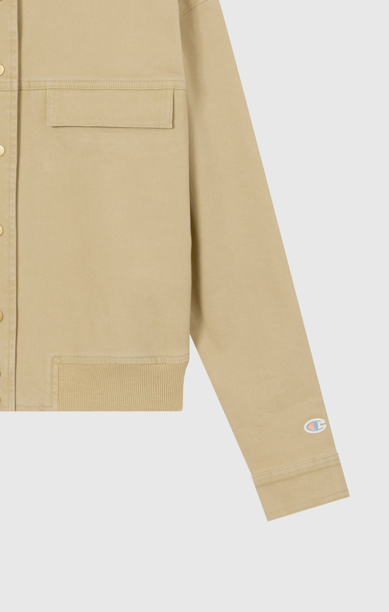 Giacca Donna Utility Cropped In Twill Time Capsule