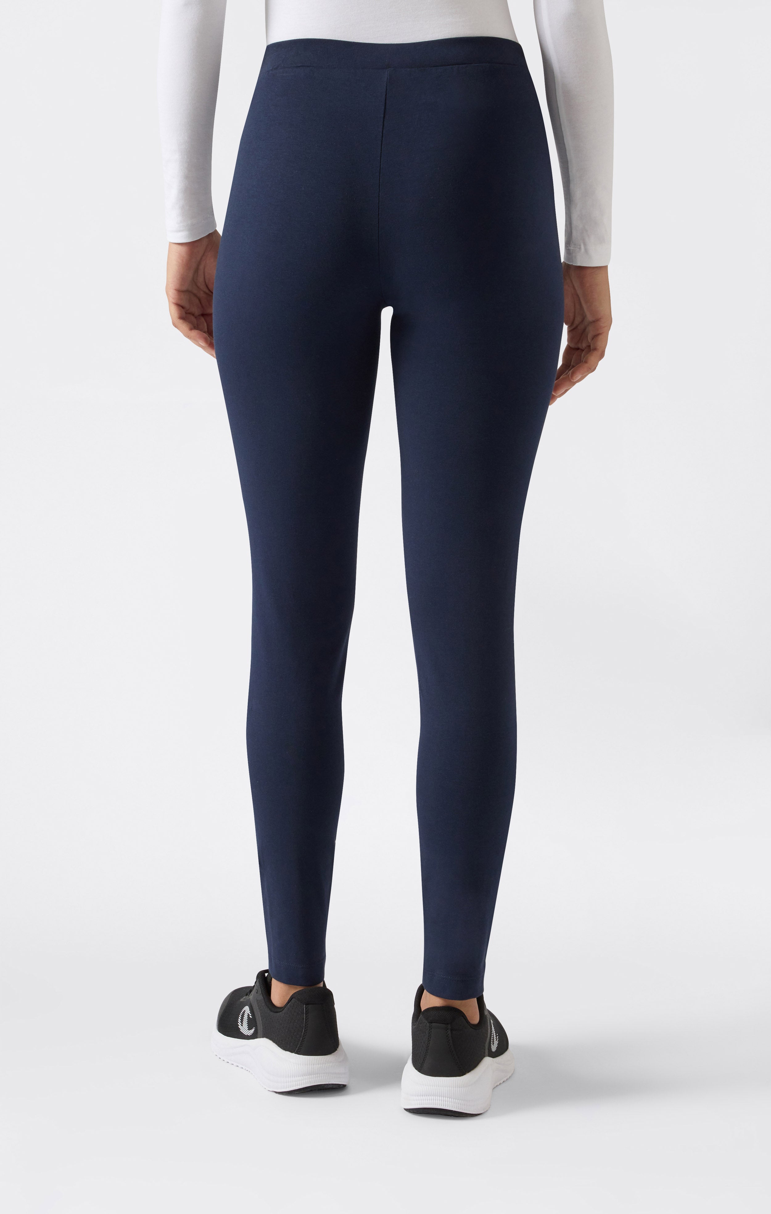 Leggings in Cotone Elasticizzato da Donna Icons