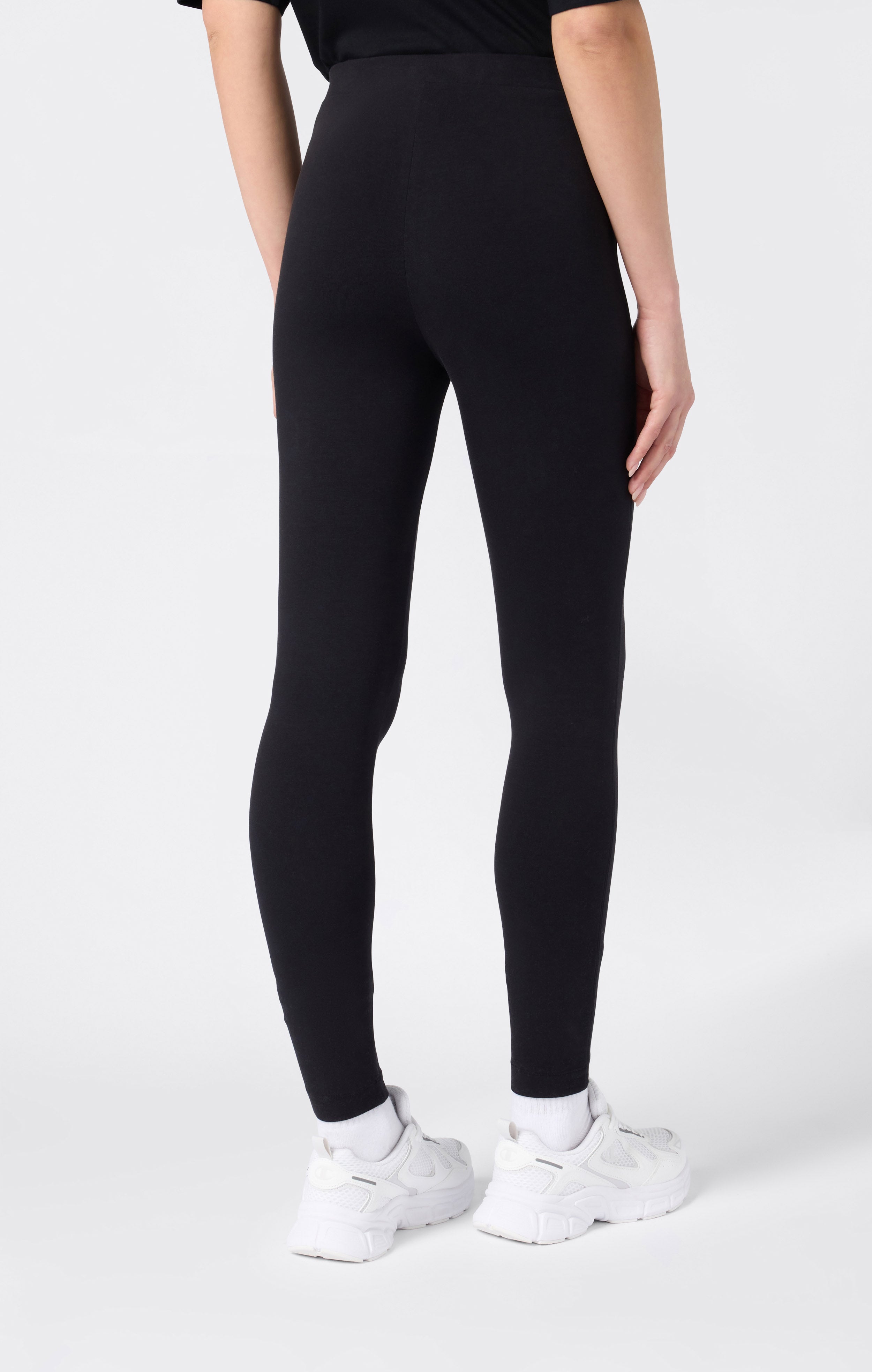 Leggings in Cotone Elasticizzato da Donna Icons