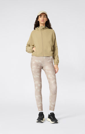 Women’s Full Zip Hooded Jacket in Stretch Fabric